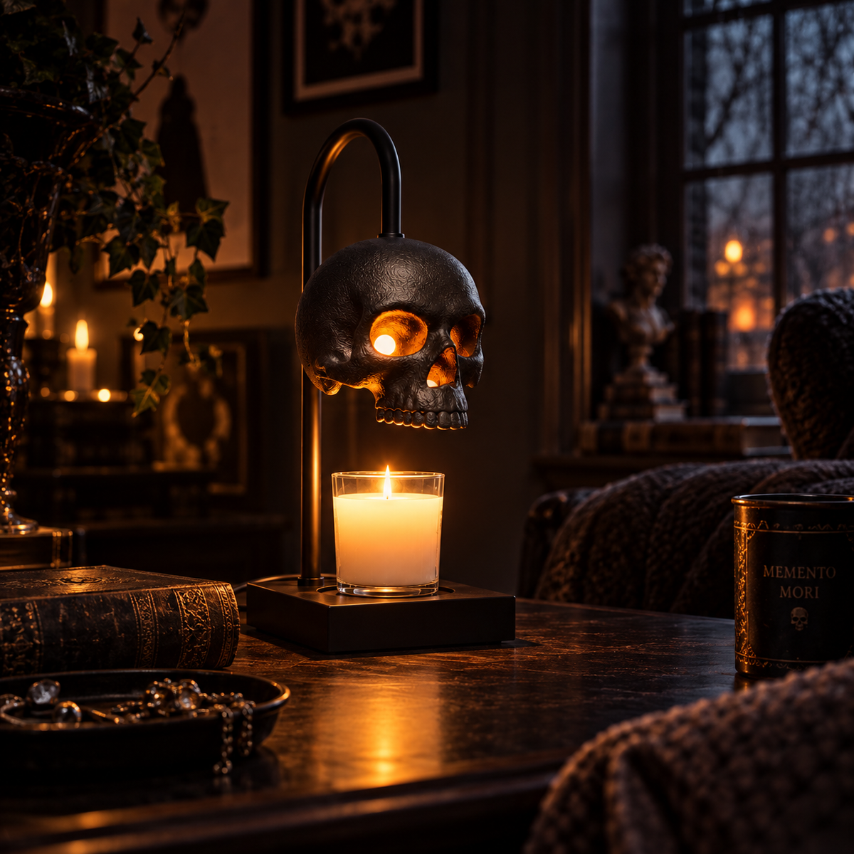 Remi® Skull Candle Warmer