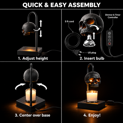 Remi® Skull Candle Warmer
