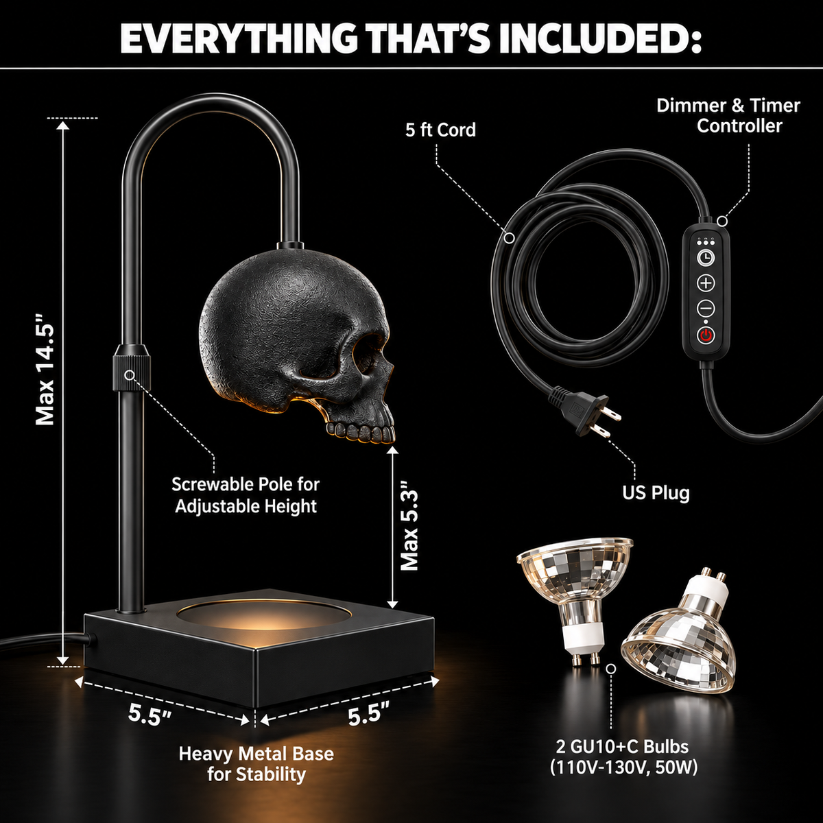 Remi® Skull Candle Warmer