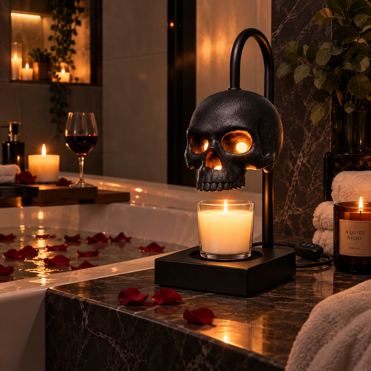 Remi® Skull Candle Warmer